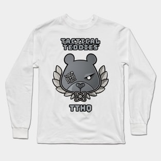 Tactical Teddies ® logo and TTHQ crest Long Sleeve T-Shirt